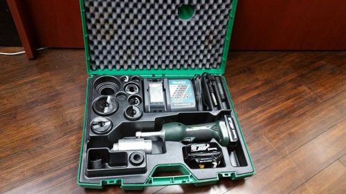 Greenlee Gator 18V Cordless Knockout Kit LS50L 1/2in -2in conduit dies