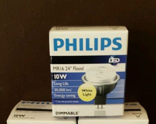 NEW Philips EnduraLED 10MR16/END/F24 3000 12V Dim 10 W MR16 LED Bulb.....