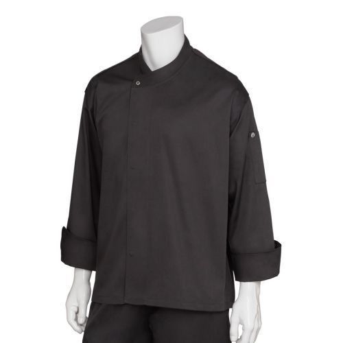 Chef works bldf-blk new yorker cool vent executive chef  coat  black  size xs for sale