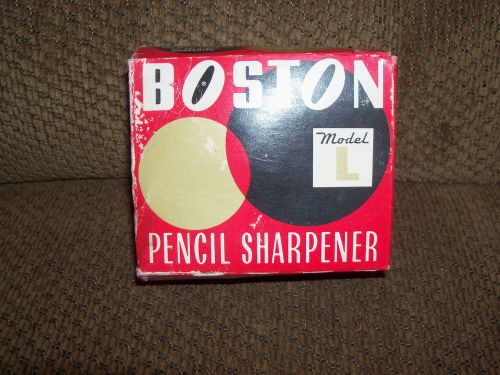 Boston pencil sharpener Model L #1041..New old stck in box