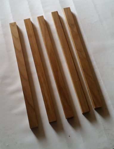 5 Teak Boards @ 3/4&#034; x 1.25&#034; x 16-21&#034; Exotic Wood turning spindle Lumber (#T6)