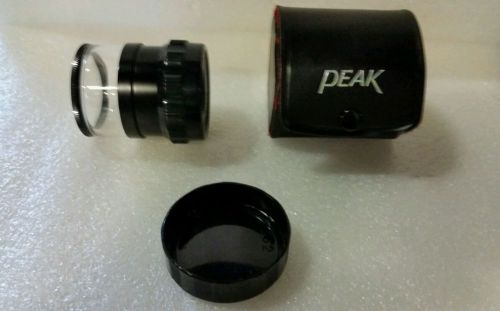 Peak Scale Lupe 10x,  2004 w/ Reticles 2,3,7,8,10. Made in Japan