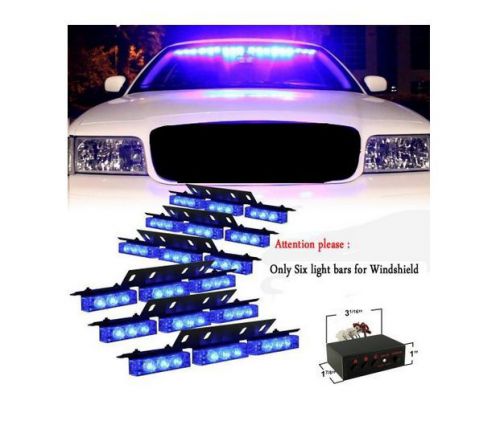 Automotive Equipment Nilight® 54 x Ultra Bright Blue LED Flashing Strobe Lights