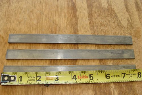 SOLID CARBIDE JOINTER KNIVES 1/8&#034; x 8&#034;!  Set Of 3!