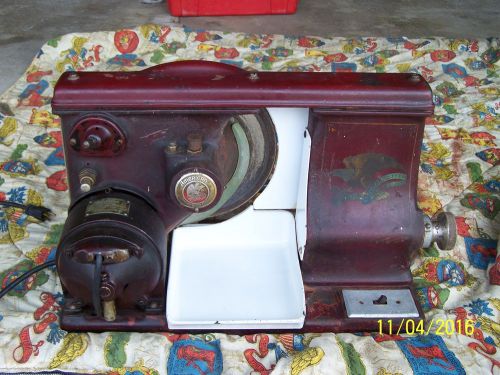 VINTAGE &#039;&#039; SCOUT &#039;&#039; AMERICAN SLICING MACHINE CO. COMMERCIAL MEAT SLICER 1911-192