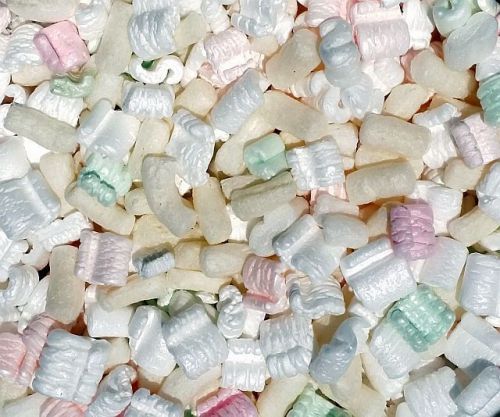 Recycled Multi Color, Multi Shapes 3.5 cu ft Packing Peanuts Fast Free Shipping