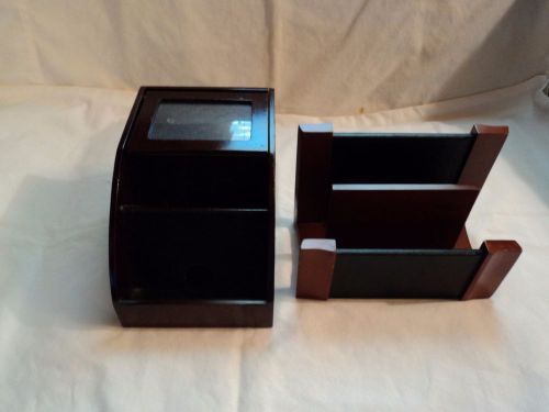 CELL PHONE CHARGER STATION/WOODEN DESK ORGANIZER
