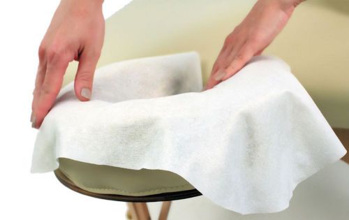 Disposable face pillow covers for massage tables: pack of 100 for sale