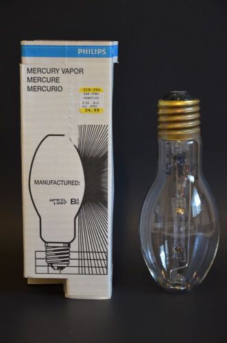 Philips H38HT-100 Mercury Vapor Lamp Light Bulb 100 Watt Mogul Base Clear B 1/2