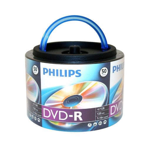 200-pk Philips Branded 16x DVD-R Blank Recordable 4.7GB DVD DVDR Media Disk Disc