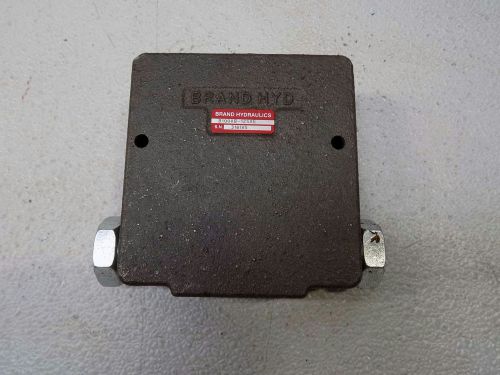 Brand Hydraulics B100AB-12SAE Non-Adjustable Proportional Flow Divider