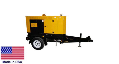 GENERATOR - Trailer Mounted - Diesel Fired - 25 kVA - Made in the USA