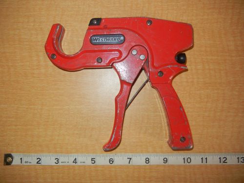 WESTWARD PVC Pipe Cutter Ratchet Action MINOR CHIP IN BLADE