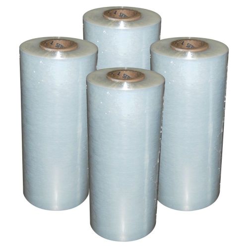 4 Rolls Hand Stretch Film Banding Shrink Wrap Shipping Packaging Tape 18&#034;x1500&#039;