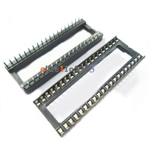 10PCS 40 pin DIP IC Socket Adaptor Solder Type Socket Pitch Dual Wipe Contact