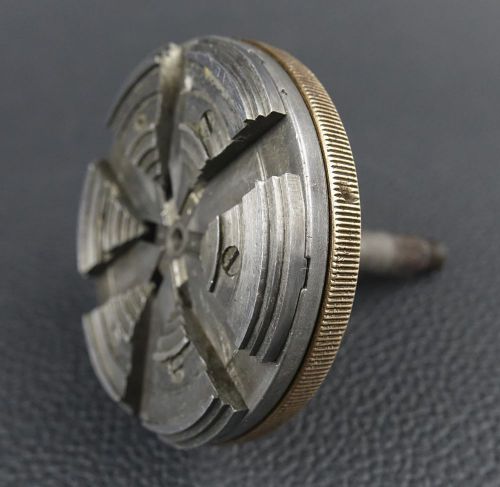 Vintage National 6 Jaw Adjustable Bezel Chuck for 8mm Watchmaker Jeweler&#039;s Lathe