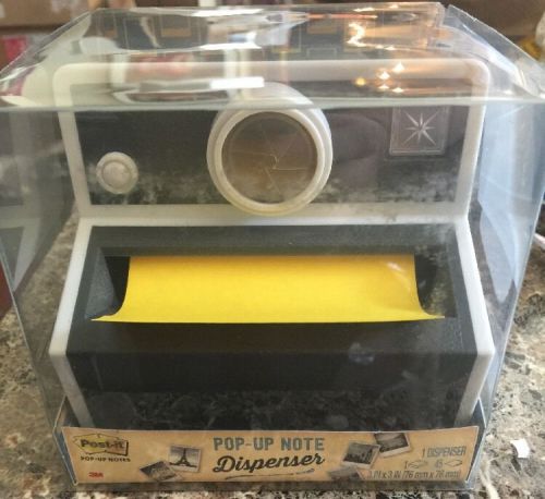 Post-it-VINTAGE-CAMERA-Pop-up-Note-Dispenser-Polaroid style New in package