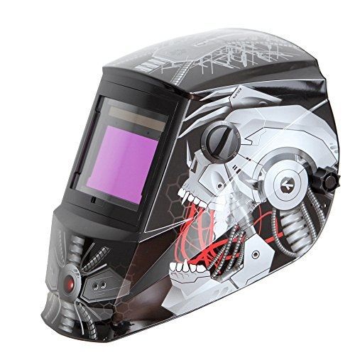 Antra ah6-660-6320 solar power auto darkening welding helmet with antfi x60-6 for sale