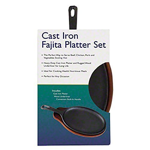 Pinch (faj-15)  15&#034; cast iron fajita set for sale