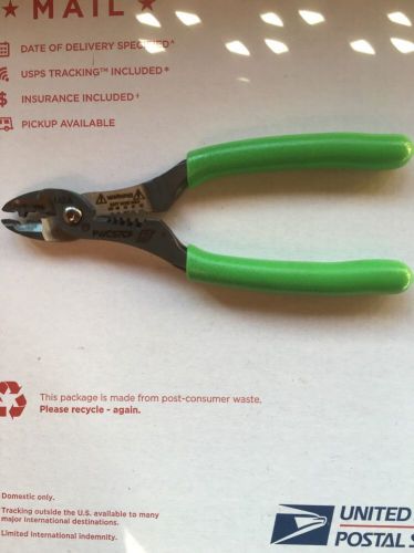 New snap on  &#034;extreme green&#034; colored wire cutter, stripper and crimper pliers. for sale