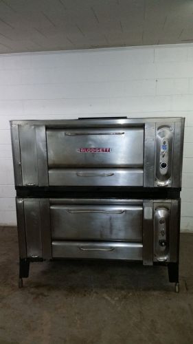 Blodgett double stack 1000, 999 stone deck oven pizza ovens natural gas tested for sale