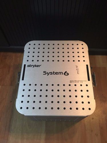 Stryker System 6 Sterilization Case 6102-450-000 Free Shipping!