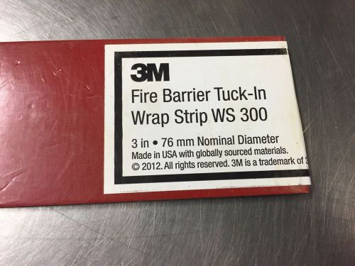 *NEW* 3M Fire Barrier Tuck-In Wrap Strip WS 300, (Qty-36)
