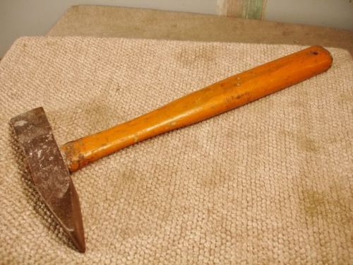 Leetoni rock mining prospecting hammer orange handle used usa for sale