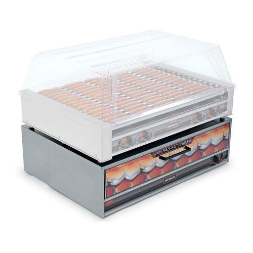 Nemco 64 bun &amp; food warmer fit 8075 roller grill 220v nsf 8075-bw-220 for sale