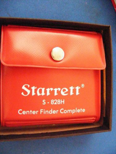 Starrett S828HZ Wiggler and Center Finder Complete with Case and 4 Attachments