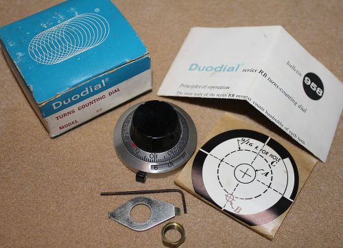 Beckman Instruments Duodial RB Turns Counting Dial Counts 15 Turns NOS USA Made