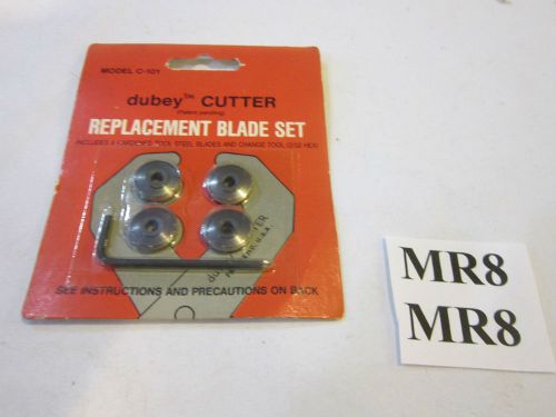 NEW NOS DUBEY CUTTER REPLACEMENT PART 4 BLADE SET FOR MODEL C-101 AMERICAN TOOL
