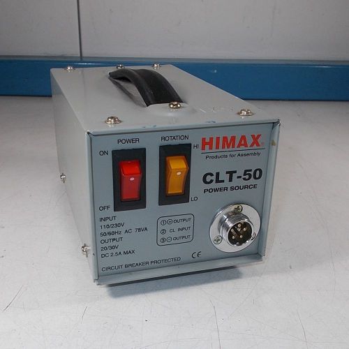 *HIMAX CLT-50 ELECTRIC SCREWDRIVER POWER SUPPLY S/N: 249038*