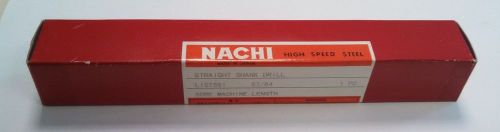 NACHI 57/64 HIGH SPEED STEEL STRAIGHT SHANK SCREW MACHINE DRILL 561 SERIES NEW