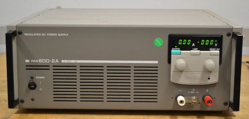 Kikusui pan600-2a high performance dc power supply 600v, 2a, 1000w good for sale