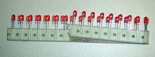 Lot of 30 Red Tinted 5MM Oval LEDs #HLMP-AD61 by AGILENT on Tape