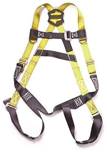Gulfe adjustable safety harness 5-point fall protection w/ pass through legs for sale