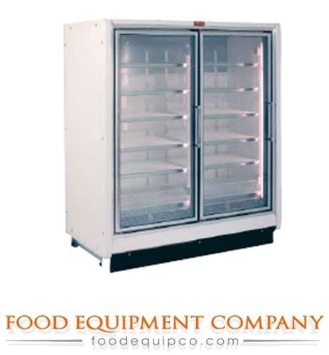 Howard McCray RIF2-24-LED Remote Freezer Merchandiser 2-Section (2) Hinged...