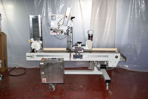 Avery Labeler with Roll Conveyor