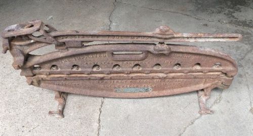 Vintage Specialty Tools Asbestos Shingle Cutter Model F ANTIQUE CAST IRON Rusty