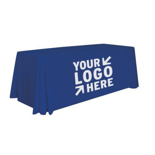 Table Cover 6ft  Custom Printed  Full Color Trade Show Fitted Style