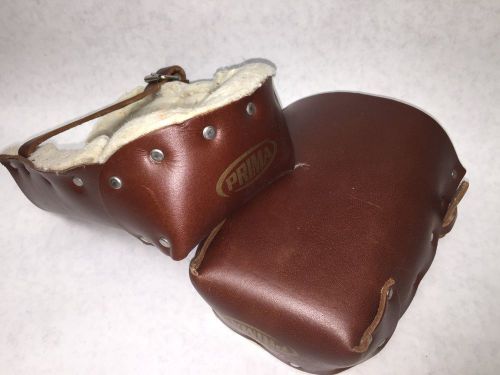 Leather Knee Pads Brown