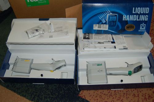 Transferpette electronic pipet multichannel 10-100 ul variable pipette brand 8