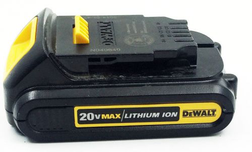 1 x Dewalt 20V 1.3Ah DCB207 Max Li-ion Rechargeable Battery For Power Tools