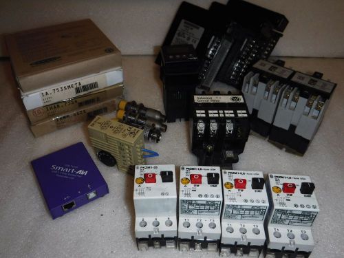 11 LBS MIXED ELECTRICAL LOT, KLOCKNER, GE, RED LION,SQUARE D,WESTINGHOUSE,TURCK