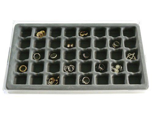 Axis 3321 Stack em Jewelry Organizer Box Large Ring and Earring Tray