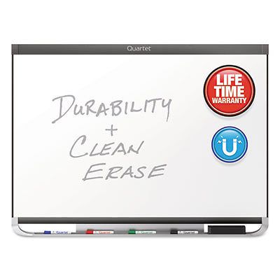 Prestige 2 Connects DuraMax Magnetic Porcelain Whiteboard, 96 x 48, Graphite