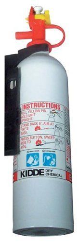 Kidde Mariner (5P) 2 lb BC Fire Extinguisher w/ Nylon Strap Bracket (Disposable)