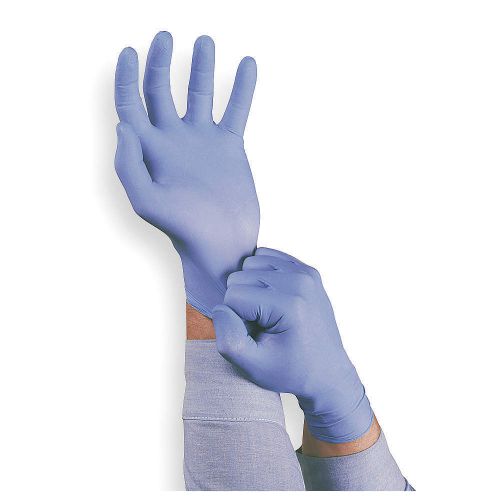 Ansell Disposable Gloves, Nitrile, L, Blue, 4 Boxes of 100 (400) Powdered, $PA$
