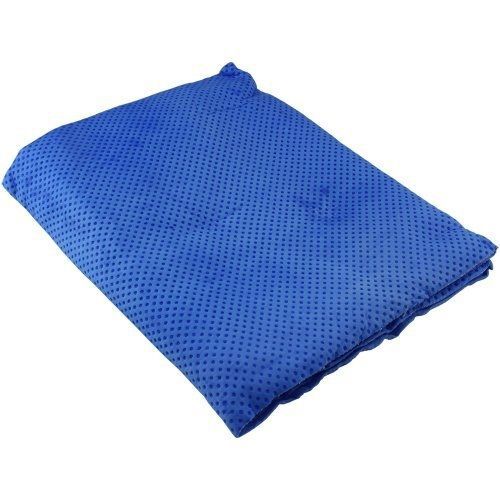 Ergodyne chill-its® evaporative cooling towel 6602 work blue heat blocking new! for sale